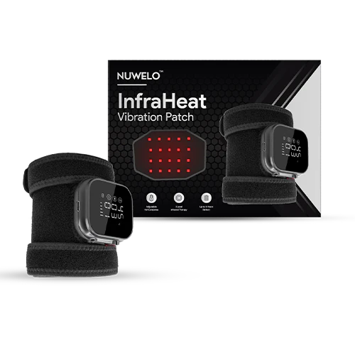 Nuwelo InfraHeat Vibration Patch device with box