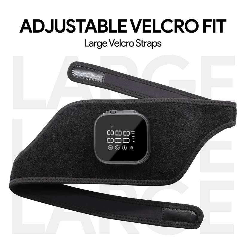 Adjustable Velcro strap of the InfraHeat patch